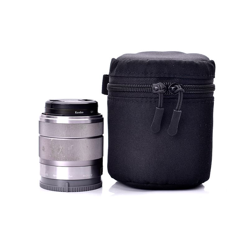 Thickened Protective Waterproof Camera Lens Bag Single Reflex Camera Lens Tube Round Universal Pouch