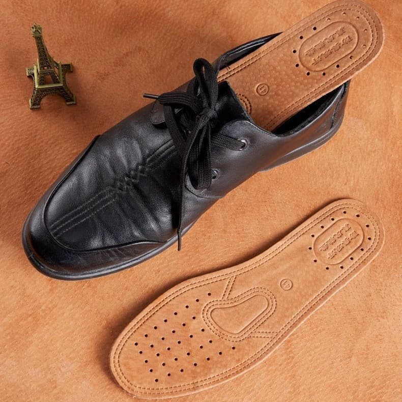 Leather insoles that are sweat-absorbent, odor-resistant, and breathable; men's and women's sports leather insoles; insoles for spring, summer, and autumn.