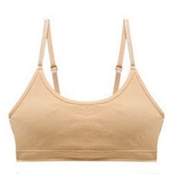 Wire-Free Bra Top for Women, Seamless Bottoming Camisole with Pads, Sexy Breast-Wrapped and Back-Beautiful Sleeping Intimates, Thin Style