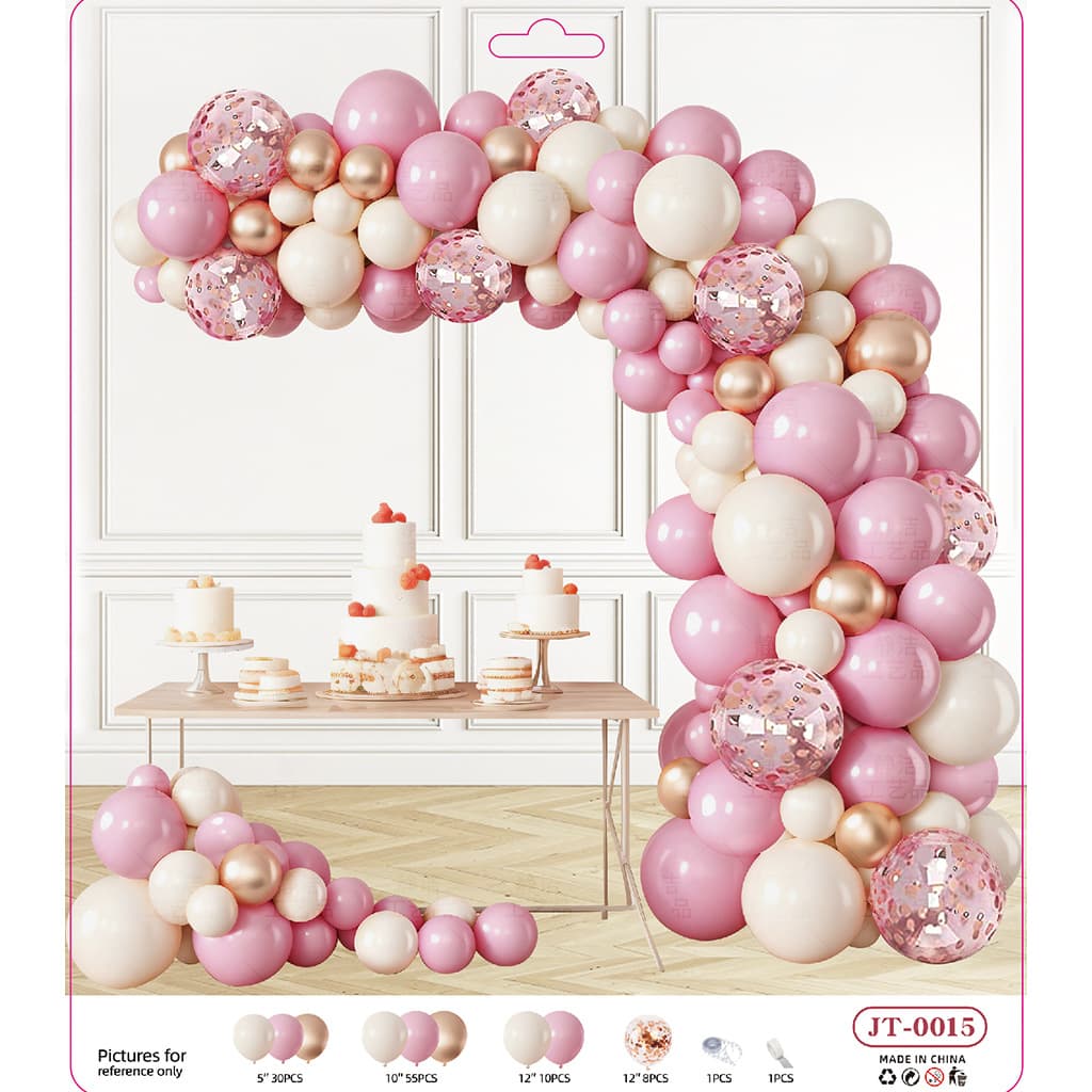 Balloon Chain Arch Kit for Scene Decoration Premium Atmosphere Grand Opening Birthday Party Decor Anniversary Package
