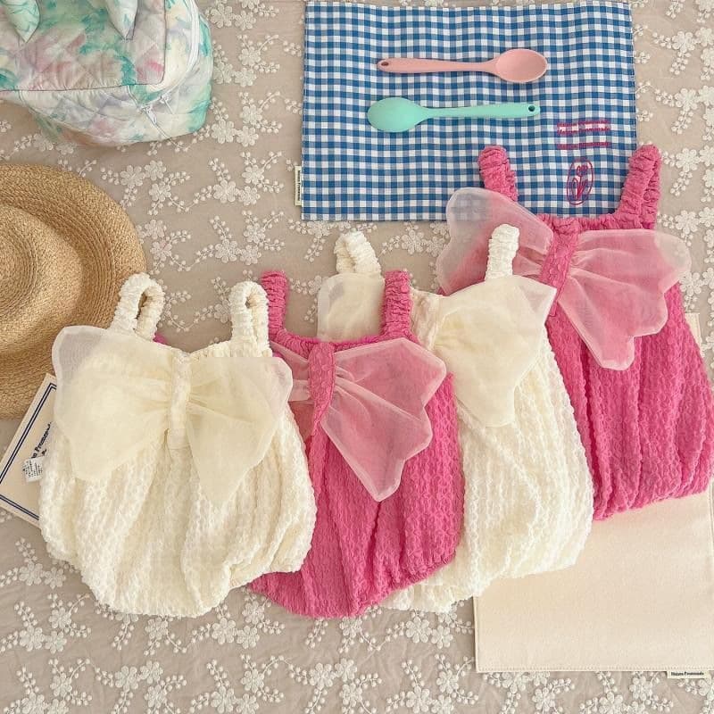 Baby Summer Clothes Newborn Strap Bodysuit Girl Onesie Full Moon 100 Days Romper Fashionable