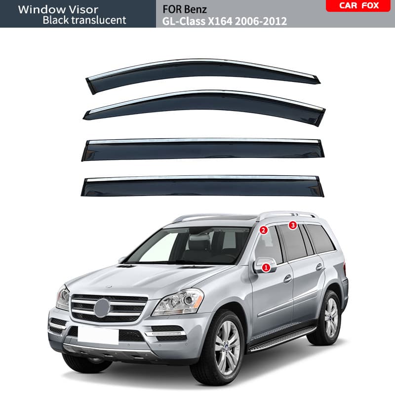 For Mercedes-Benz GL Class X164 X166 Window Visor