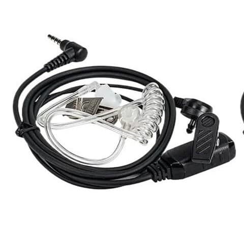 Two-Way Radio Tube PTT Headset EAY001 3.5mm Single-Pin Earphone for RETEVIS RB19