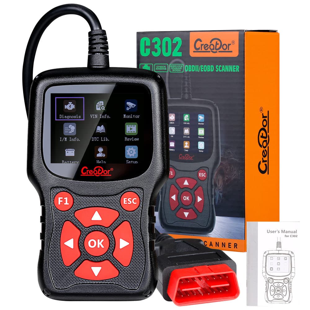 Creator C302 OBDII/EOBD Scanner Car Diagnostic Tool OBDII Car Scanner