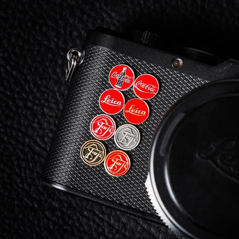 Camera Decoration Sticker for Leica Logo Phone Metal Sticker LOGO Cola Sign Fuji FUJI Creative Sticker