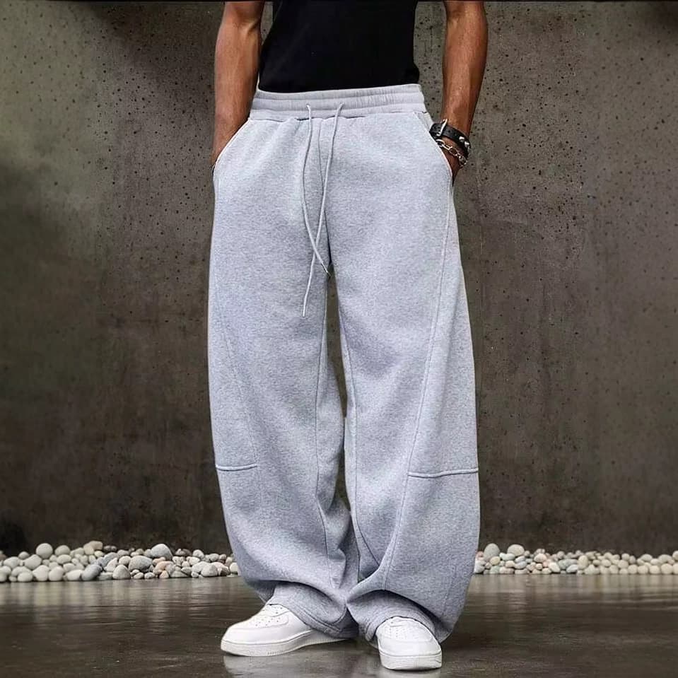 Cross-Border Streetwear American-Style Casual Pants Men's Straight-Leg Pants Spring and Autumn Youth Loose Trendy Drapey Sports Trousers