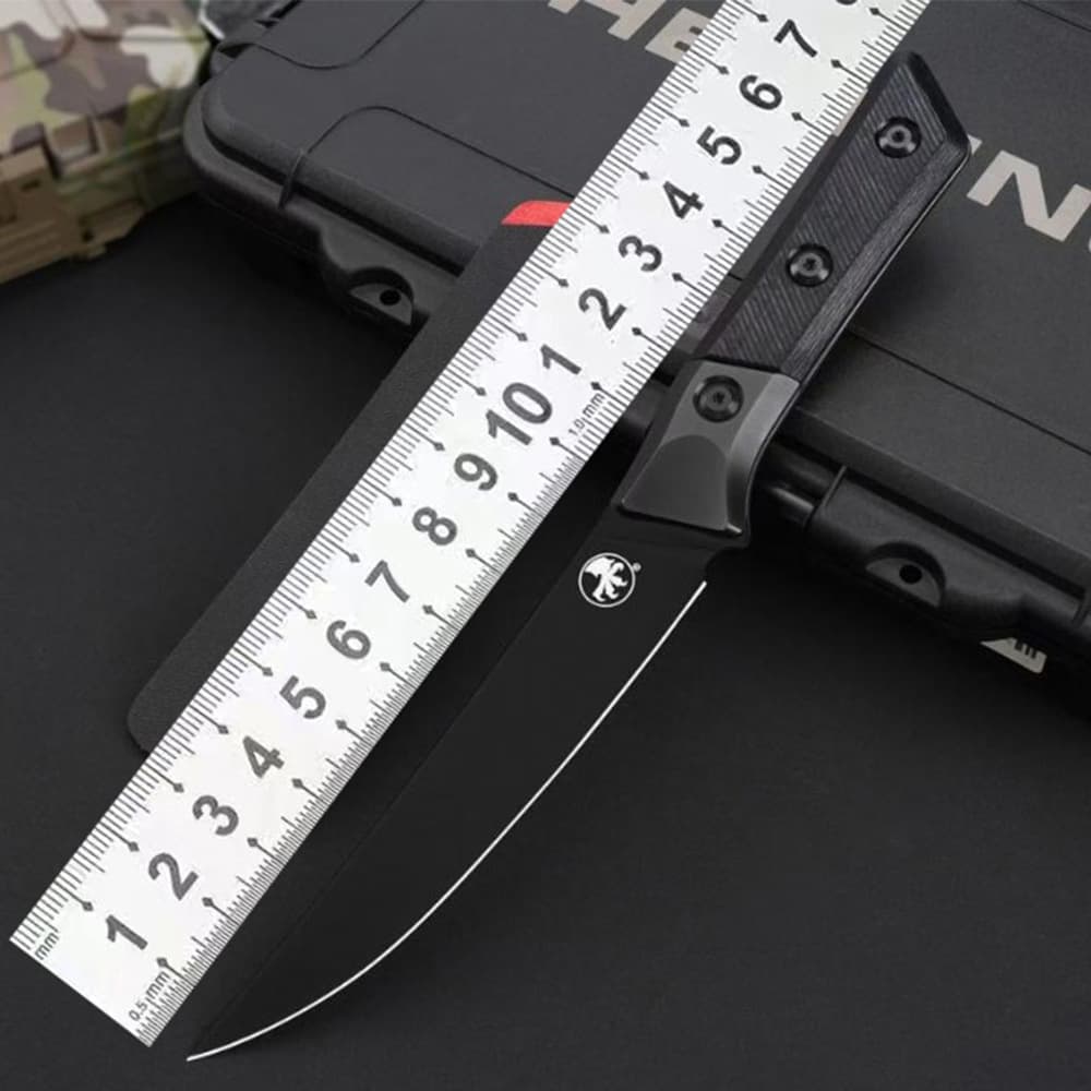 Cross-border Microtech Chef Knife Steak Knife Folding Knife Handle TC4 Titanium Alloy Carbon Fiber High Hardness Outdoor Camping