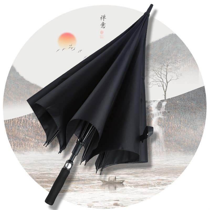 Straight-handled umbrella, advertising umbrella, long-handled umbrella, high-end men's business golf gift umbrella, logo gift umbrella