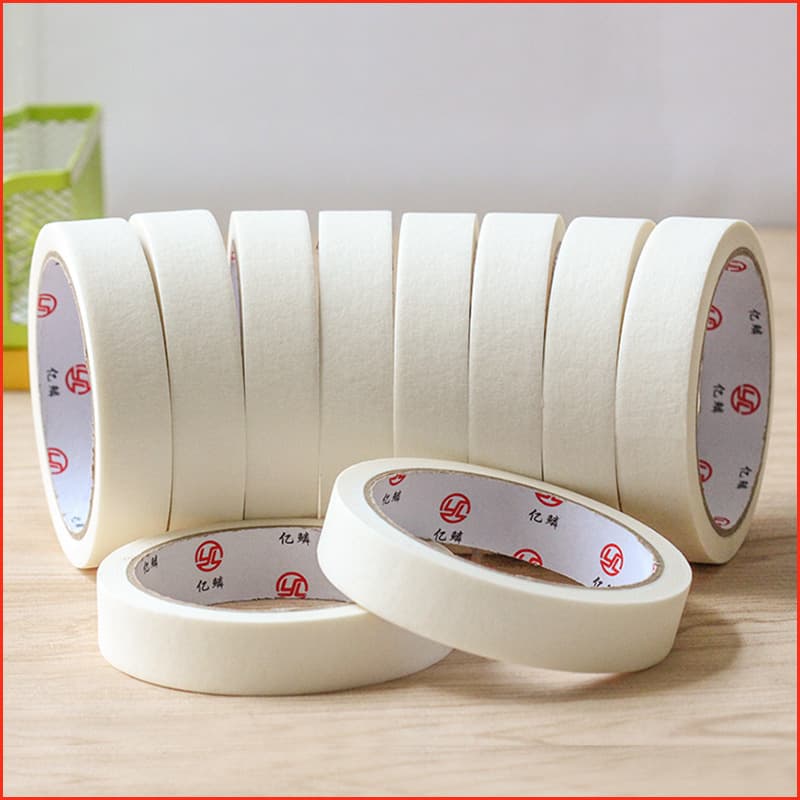 Factory Direct White Masking Paper Tape, Writable, Anti-Staining, Spray Paint Masking, No Residue, 10mm*10m