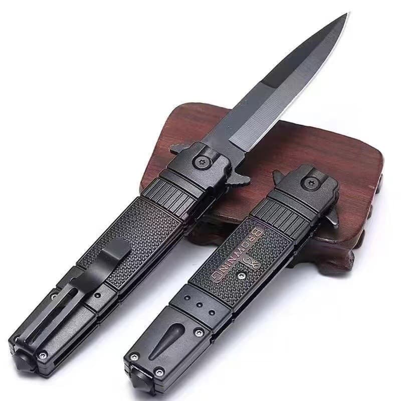 Outdoor Camping Folding Knife, Survival Knife, Multi-Purpose Folding Knife, Self-Defense Knife, Portable Pocket Knife, Stainless Steel