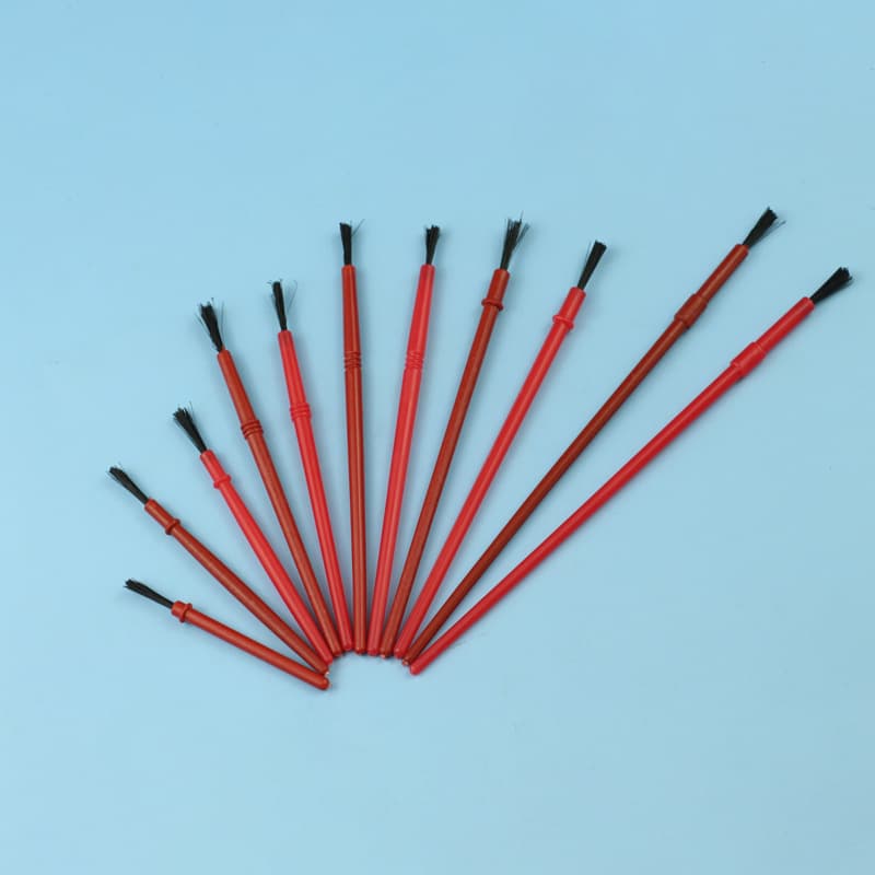 Factory Wholesale All-Plastic Small Paintbrush for Children DIY PVC Doll Painting Digital Coloring Brush
