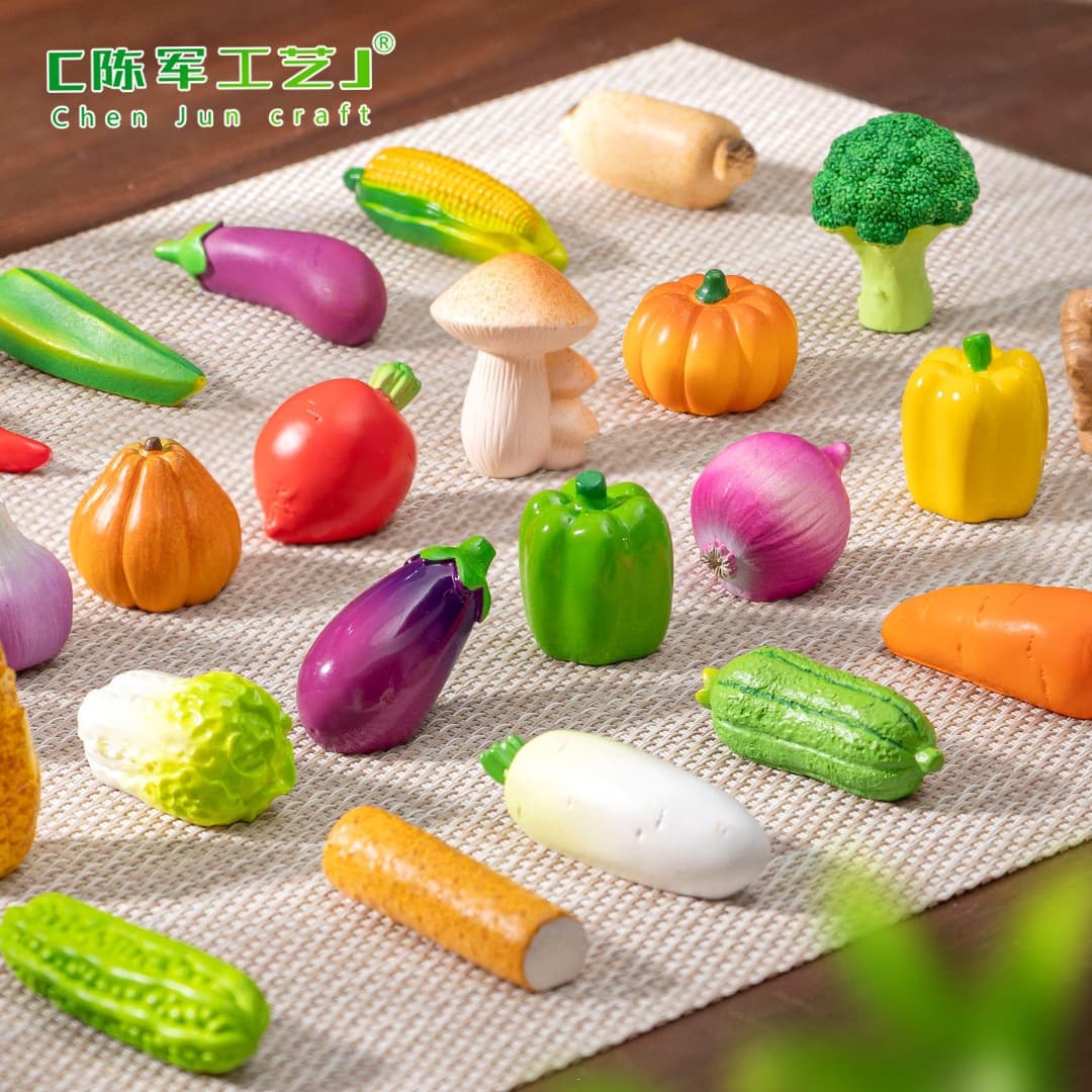Large Simulation Vegetable Food Toy Miniature Model Dollhouse DIY Decoration Blind Bag Accessory Micro Landscape Figurine