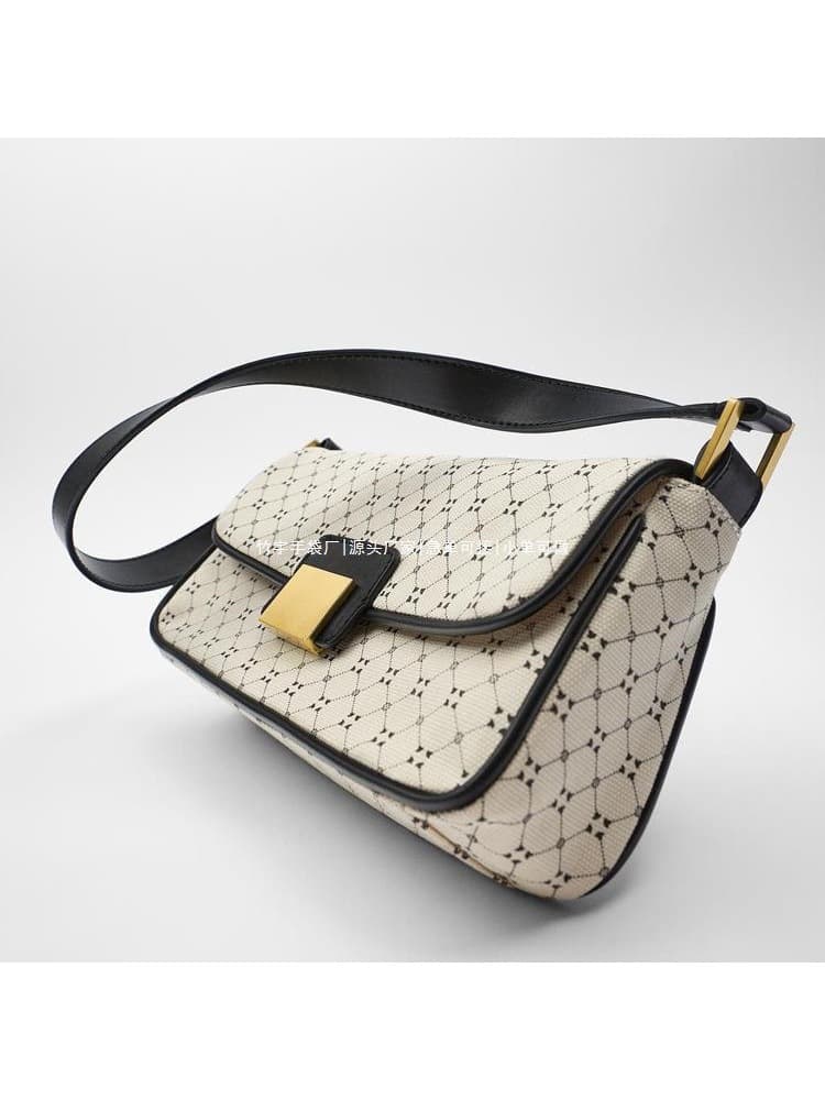 Cross-border PU underarm bag, cross-border RPET leather small square shoulder bag, factory PU handbag, custom factory