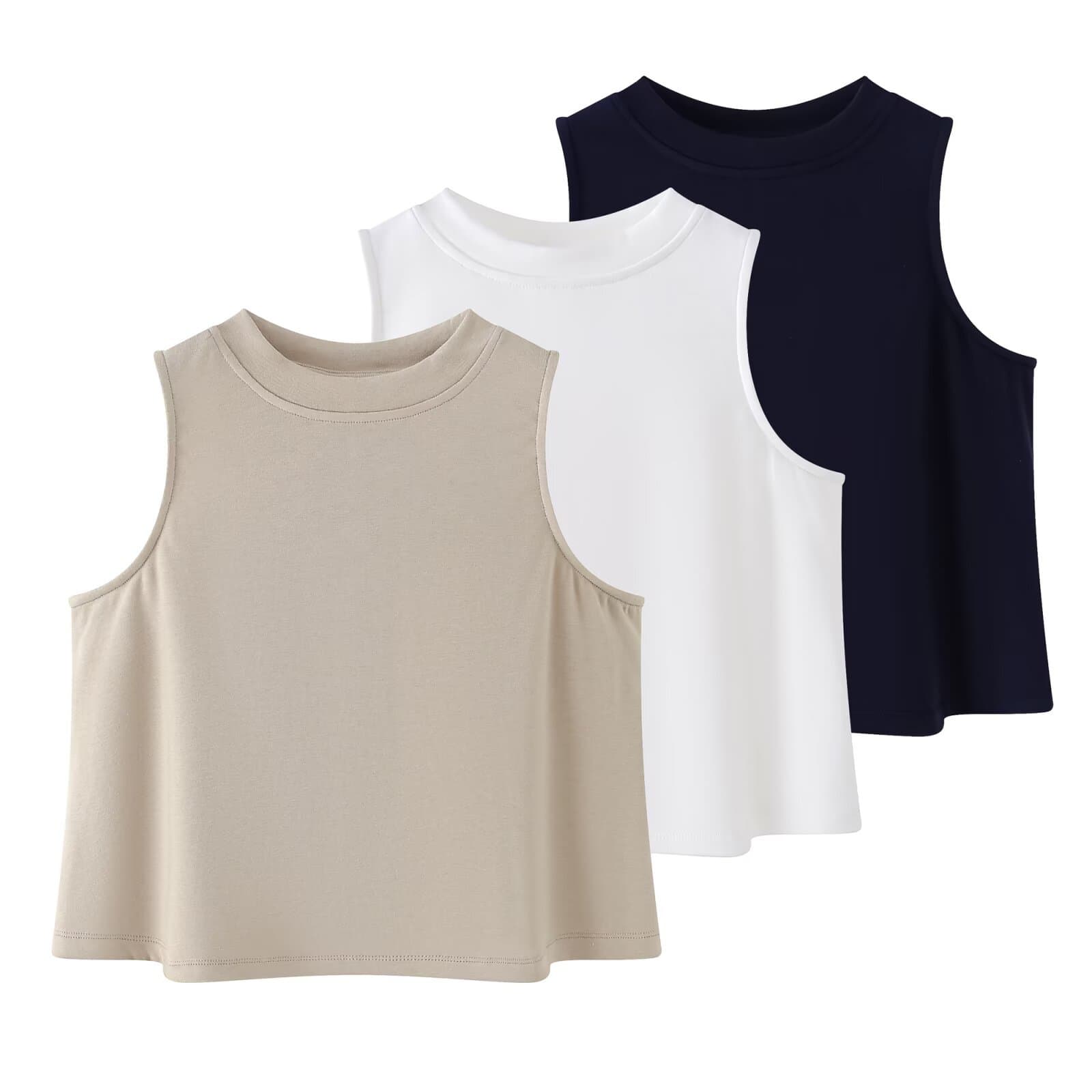 Cross-Border Women's Clothing 2026 Summer New Fashion Casual Hot Girl Style Crop Top Loose Sleeveless Sports Tank Top