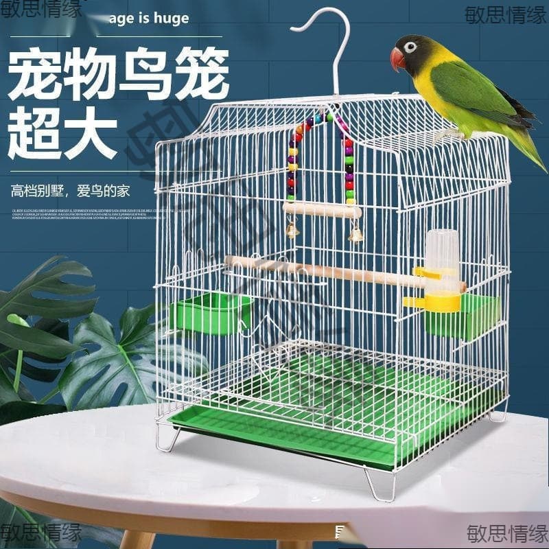 Clearance Large Bird Cage for Budgies, Parakeets, Mynah, Lovebirds, Metal Bird Cage for Home Breeding