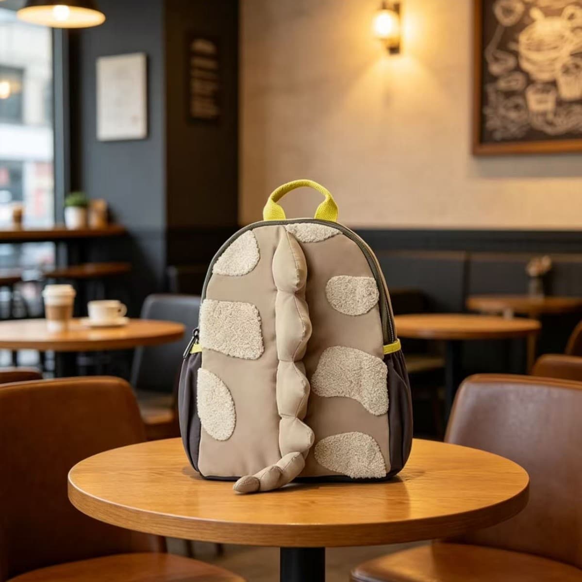 Cross-border children's bags for boys and girls, cute contrasting colors, animal-shaped dinosaur spines, small school bags, backpacks, soft cartoons
