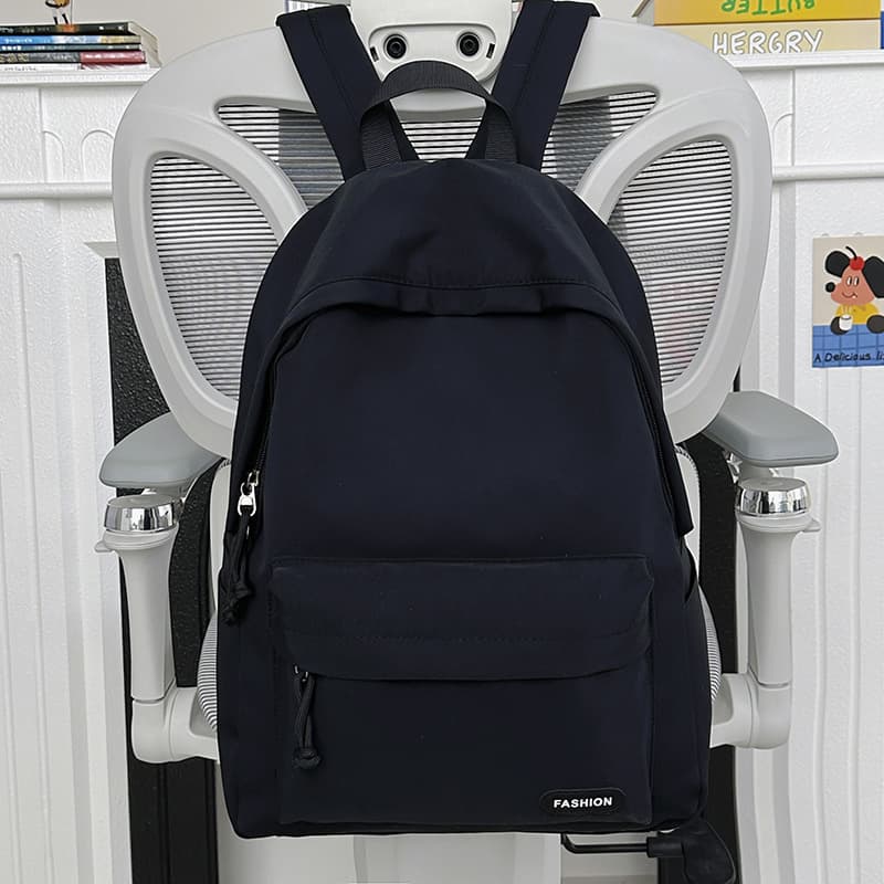Minimalist Versatile Laptop Backpack for Women, Large Capacity Middle and High School Student Bookbag, Korean Campus Style Fashion Casual Backpack for Men