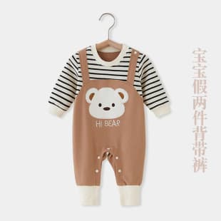 New Autumn-Winter Baby Romper, Spring Newborn Going-Out Wear, Long Sleeve Super Cute Bodysuit Outerwear