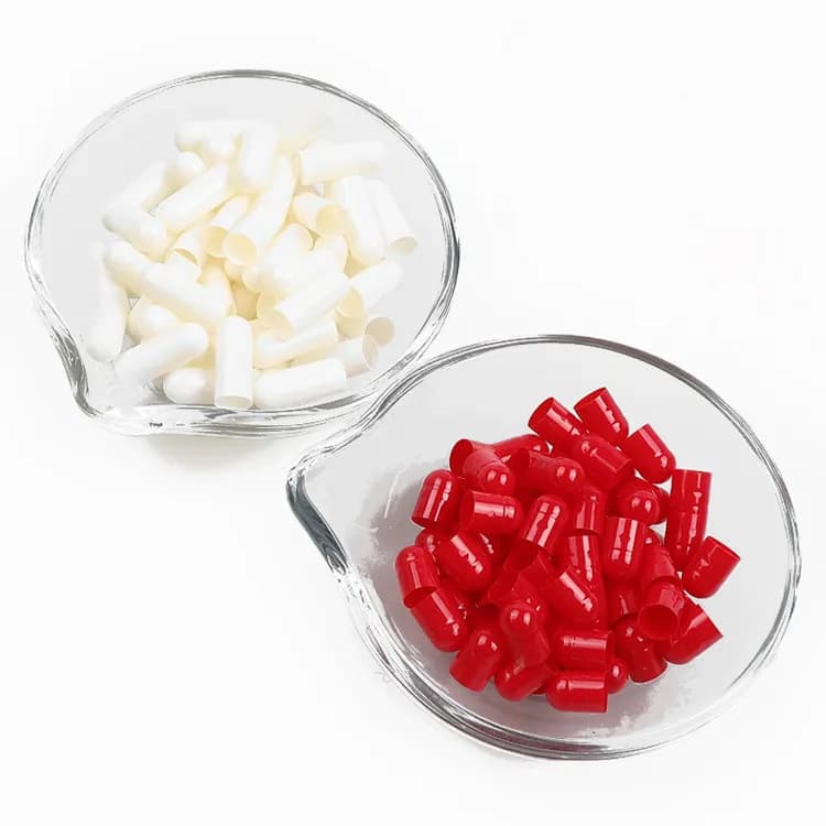 Empty Capsules Medical Food Health Food Shells Empty Capsule Shells Halal Size 0 Vegetarian Certified Eco-Friendly