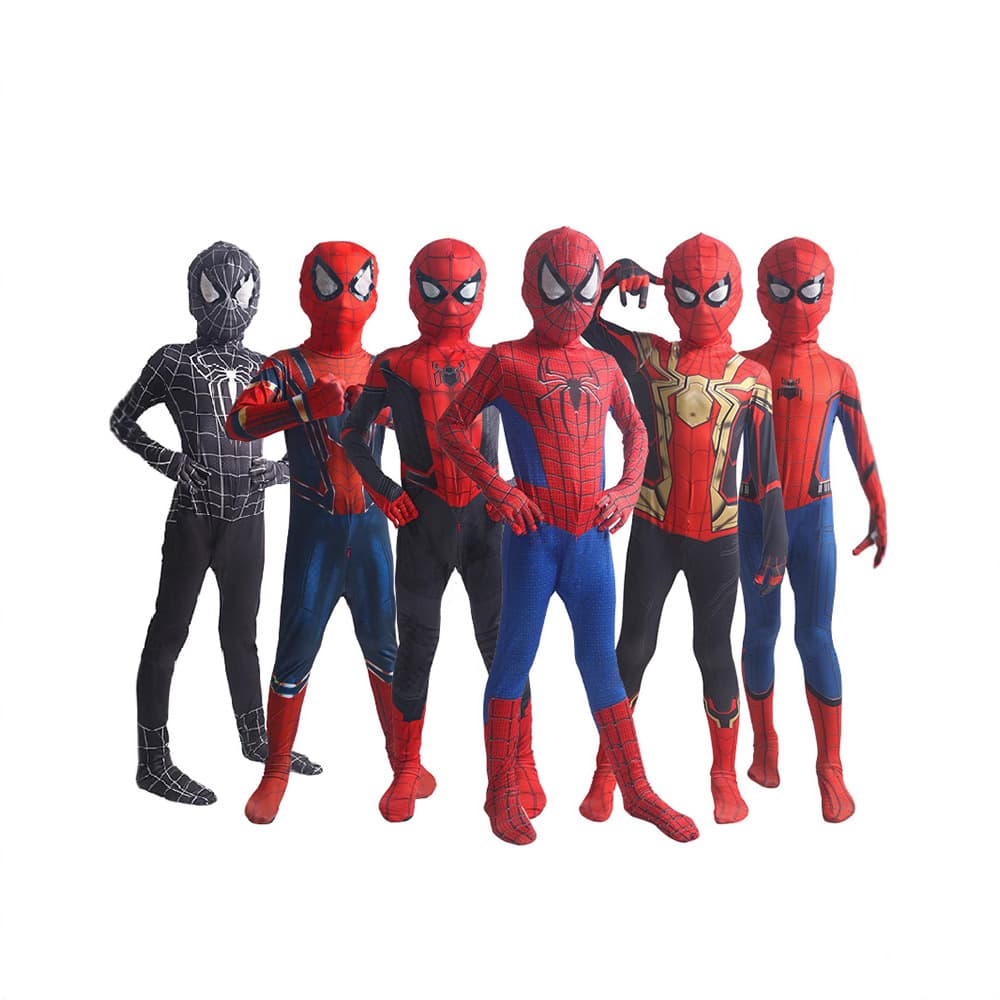 Spider-Man bodysuit children's Halloween costume Expedition clothes The Amazing Steel Miles costume Gwen