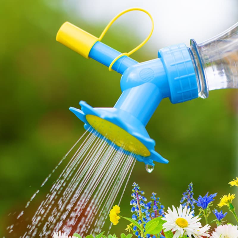 Watering Can Spray Nozzle Gardening Tool Long Spout Household Flower Watering Sprinkler Head for Beverage Bottles