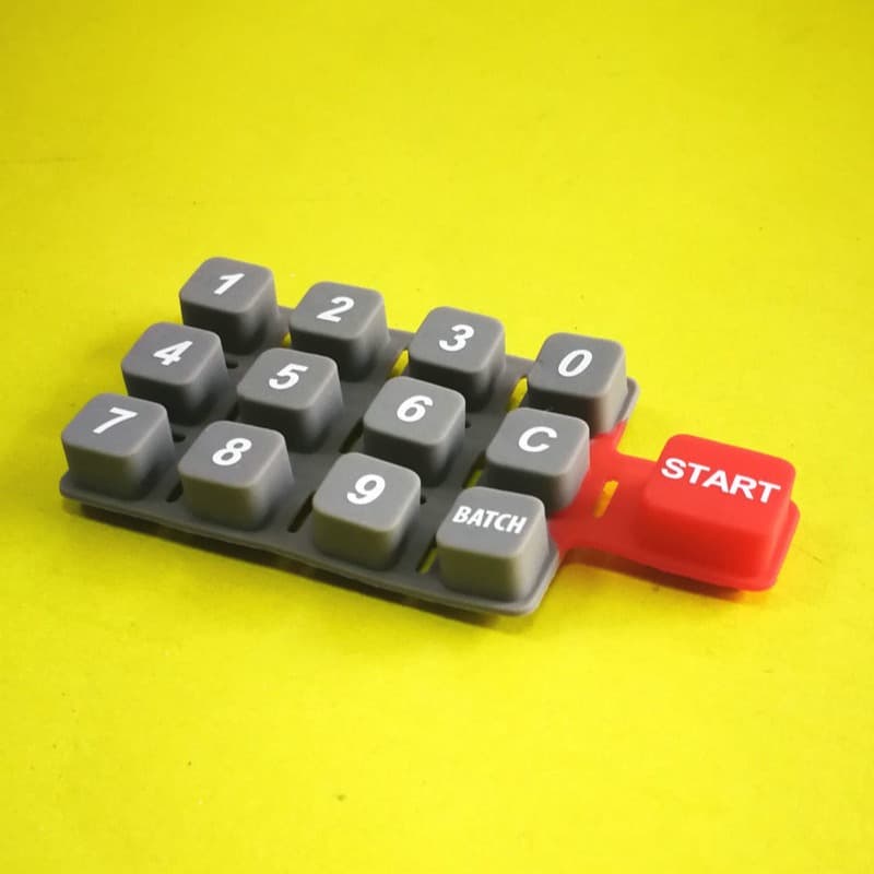 Plastic buttons, acrylic buttons, silicone buttons spray painting and laser engraving.