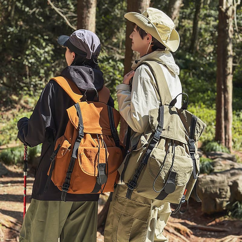 Women's Sport Travel Backpack Water-Repellent Nylon Hiking Backpack Outdoor Mountaineering Bag Multi-Function Backpack