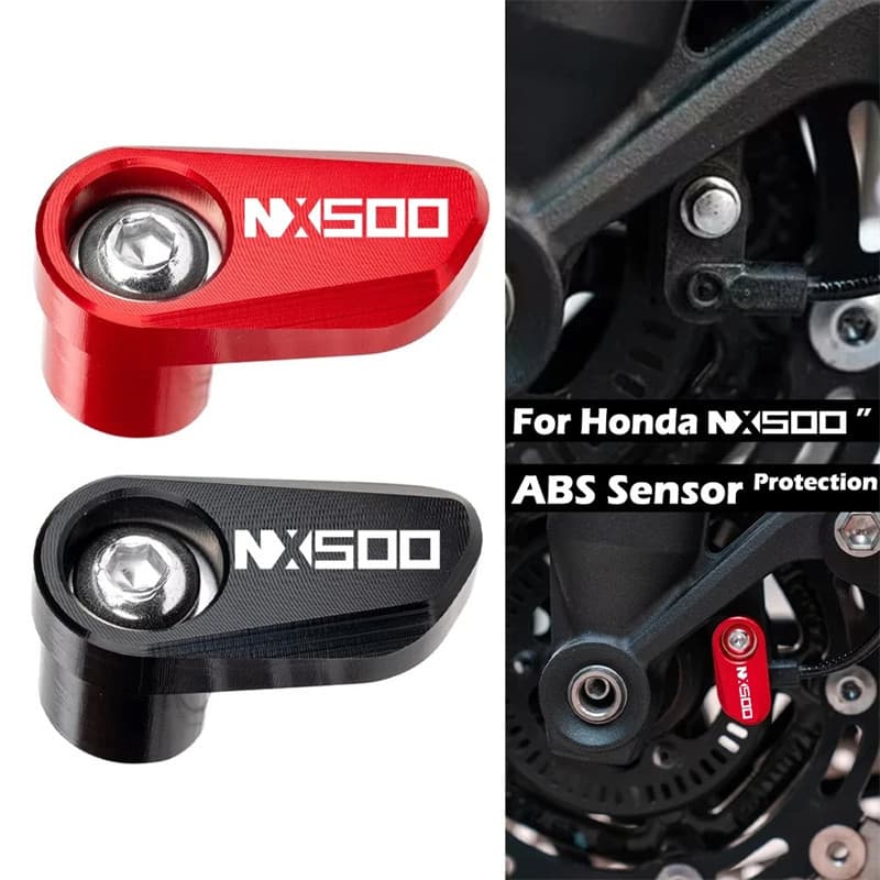 For Honda NX500 2023-2025 Aluminum Alloy Modified Front and Rear ABS Sensor Switch Protection Cover Guard