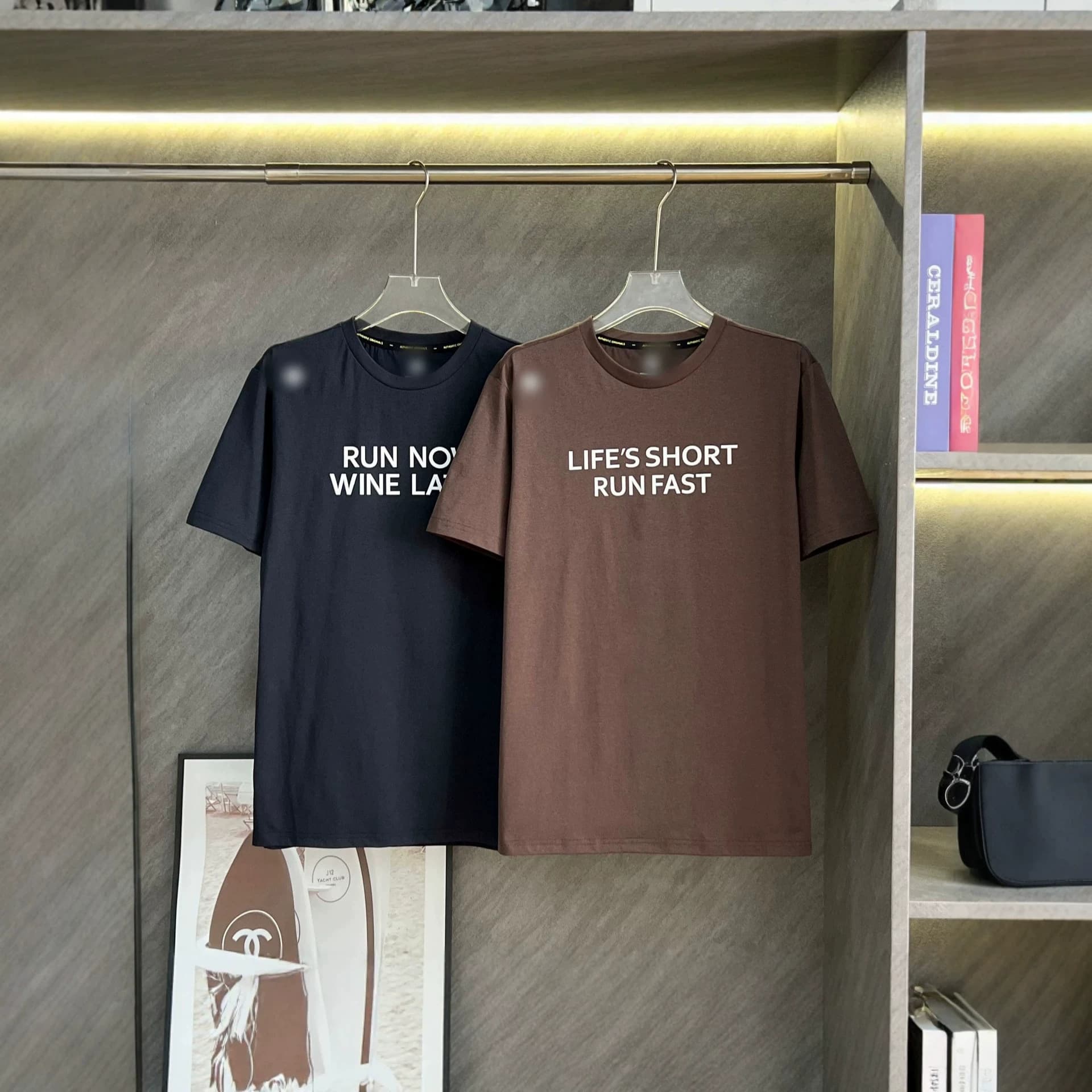 1101 Dijia Letter Style Casual Sports Moisture-Wicking Sun Protection Comfortable Short Sleeve T-Shirt Unisex