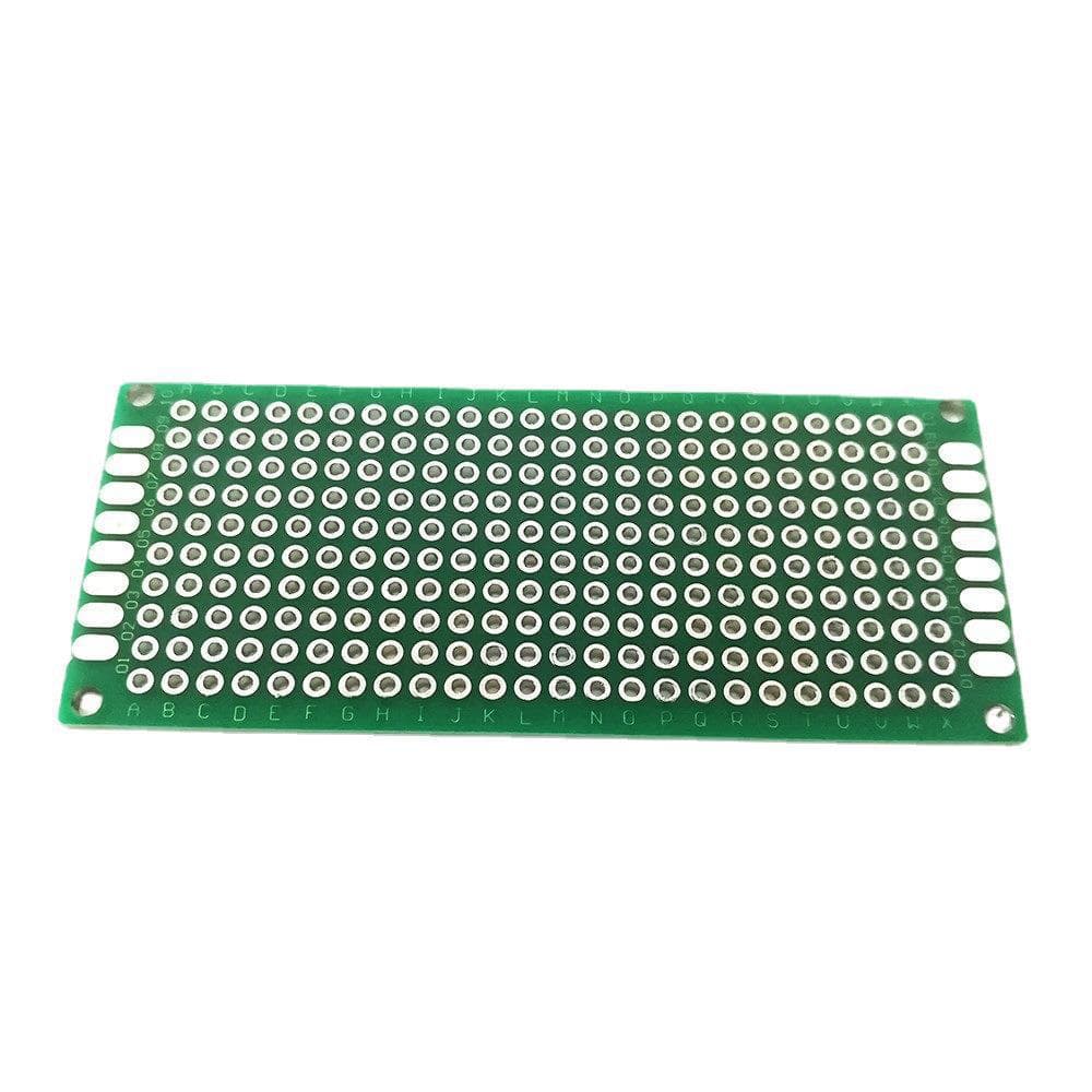 Universal Board 3*7CM Double-Side Tin-Sprayed 1.6mm Thick 2.54mm Pitch Development Circuit Experiment Perfboard PCB