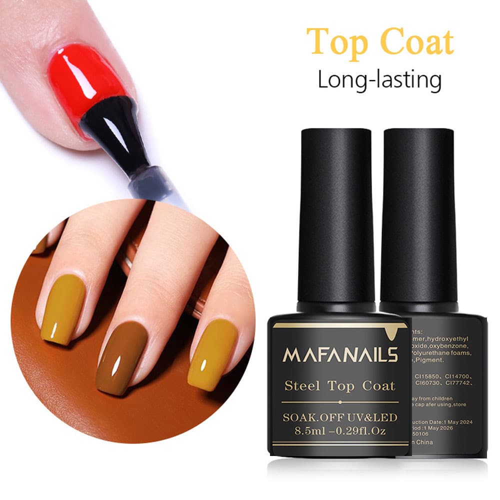Multifunctional Nail Gel: Strengthening Base Gel, Matte No-Wipe Top Coat, Tempered Top Coat, Long-Lasting, Wholesale for Nail Salons