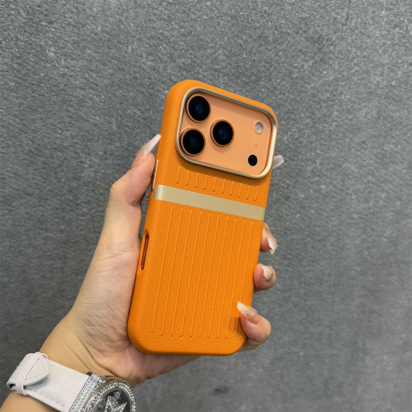 Suitcase Leather MagSafe Magnetic Case for iPhone 17 Air, Protective Cover for iPhone 16 Pro Max