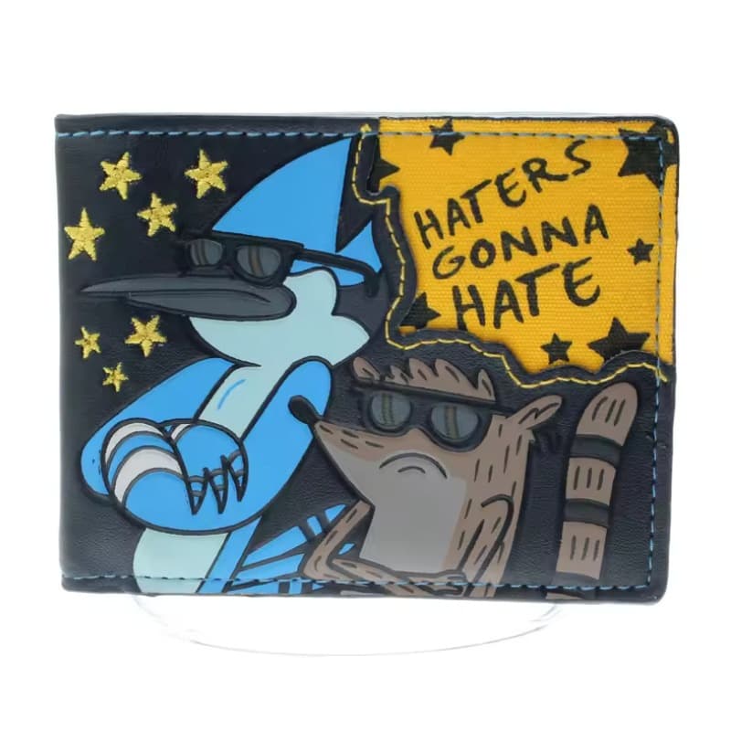 Export Model Movie Superhero Wallet Men's Short Bifold PU Printed Wallet Cross-border