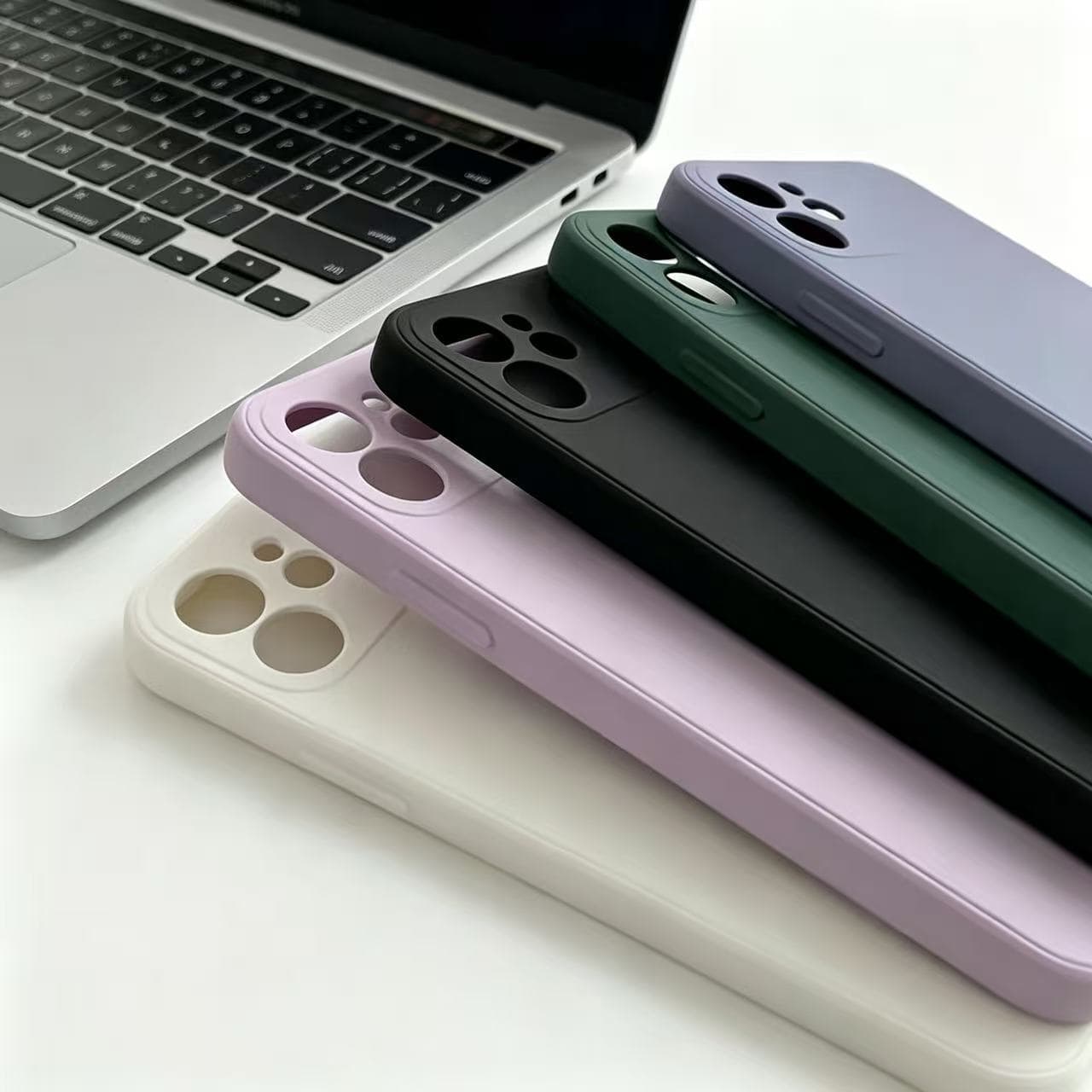 High-end mobile phone case suitable for Apple Honor Redmi protective cover vivo anti-fall oppo protective cover solid color soft shell