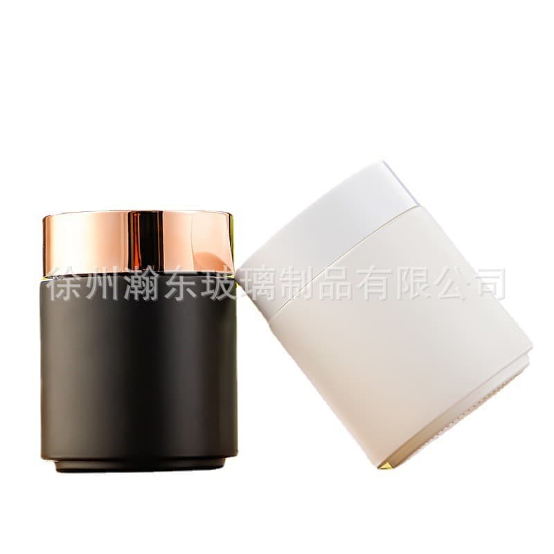 Glass Jar Eye Cream Bottle Cosmetic Refillable Container Transparent Cream Jar 200g 100g Face Cream Jar Empty Bottle