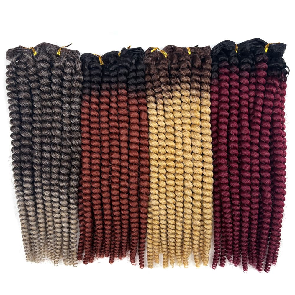 Synthetic Hair Weft Havana Curl African Small Curl Spring Braid Single Strand Dreadlock Wig Fluffy Hair Extension Weft