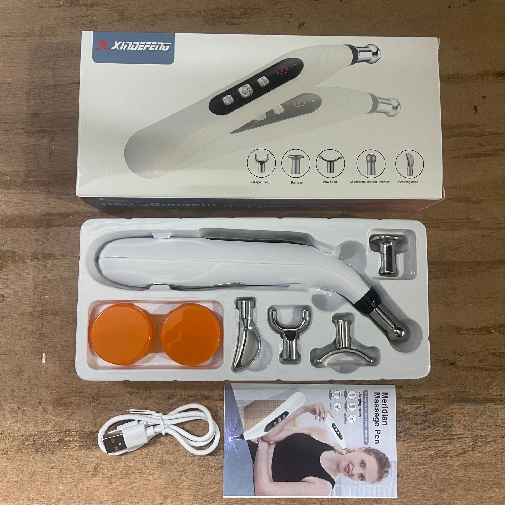 Electronic Acupuncture Pen Acupoint Finder Meridian Energy Massager Bloodletting Needle Therapy Auto Point Locator