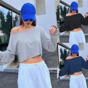 Cross-Border Bestseller T-Shirt Export T-Shirt Amazon Hot Selling Women's Short Sleeve Striped Comfortable Sexy Slim Fit
