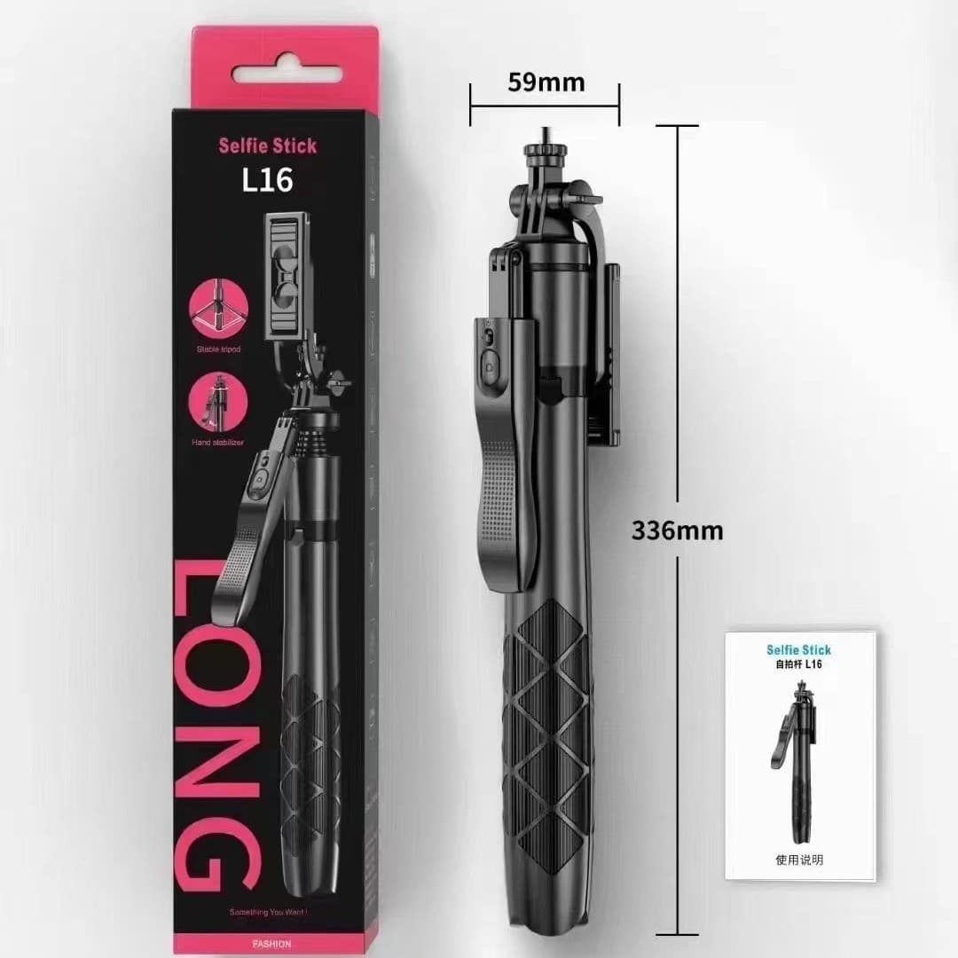 Mobile Bluetooth Selfie Stick L16 Floor-Standing Live Streaming Anti-Shake Extendable Tripod Phone Holder Photography Tool