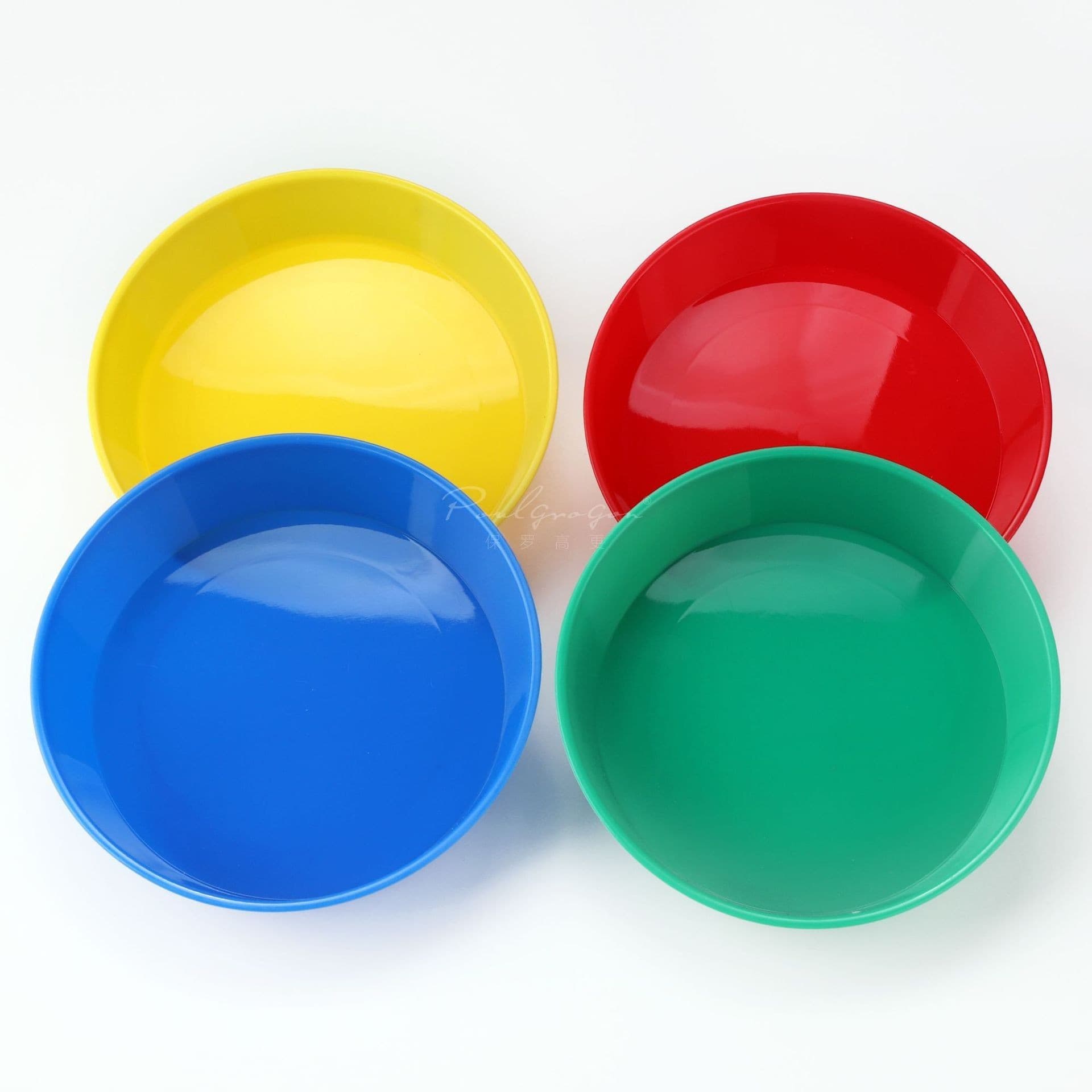 Cross-border Children's Colored Paint Bowl Set Kindergarten DIY Plastic Palette for Art Painting Wholesale