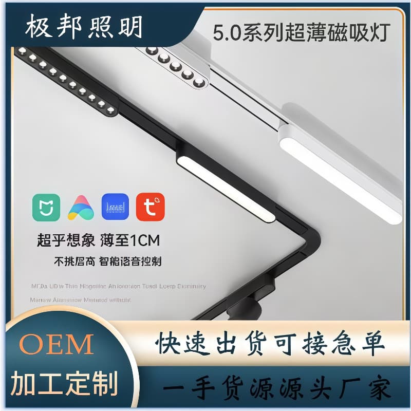 26 Styles Ultra-Thin Surface Magnetic Track Light Home Main-Light-Free Lighting Flood/Grid Light Zhongshan Lighting