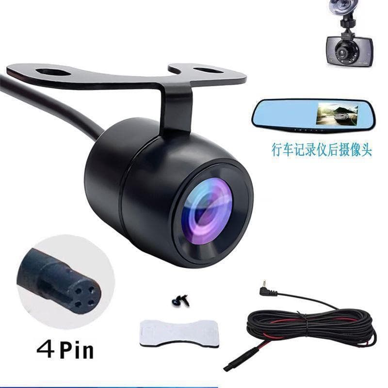 Universal Car Dashcam Rear View Camera Butterfly 4-Hole High Definition Night Vision Waterproof