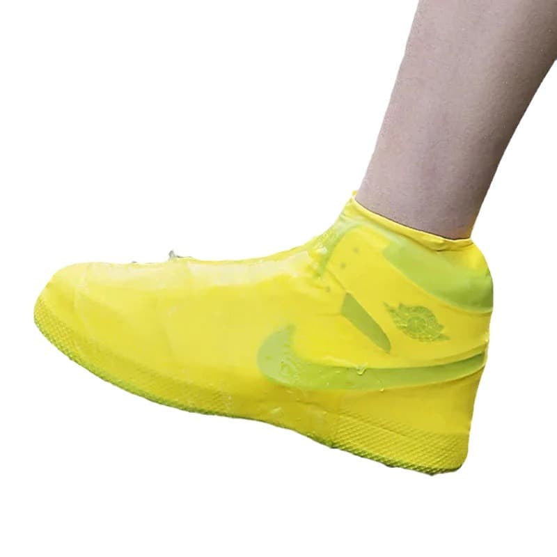 Rain Shoe Covers, Waterproof Anti-Slip Thickened Durable Latex Overshoes, Unisex Reusable, Portable for Rainy Days