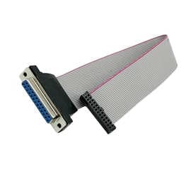 Parallel port bracket cable, chassis parallel port bracket cable, motherboard bracket cable, printer DB25 busbar LPT25 pin