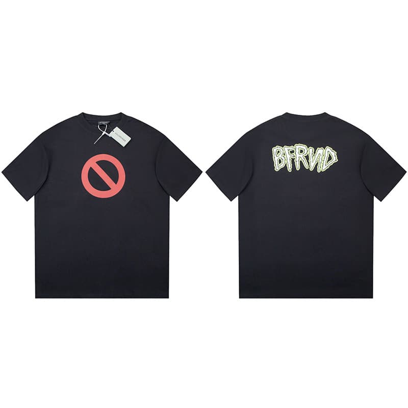 Paris High Version B Brand T-Shirt 25SS New Heavyweight Pure Cotton Crew Neck Short Sleeve T-Shirt Casual Versatile Unisex