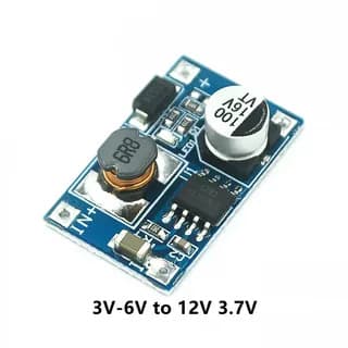 8W High Power Boost Module Input 3V-6V to 12V 3.7V Lithium Battery Power Bank USB Boost Board