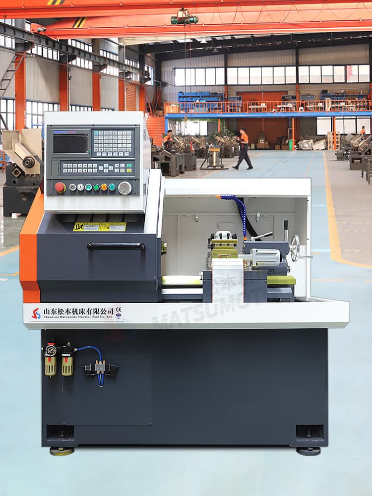 0640 small CNC instrument lathe linear rail inclined rail fully automatic feeding flat rail tailstock 6132 hard rail Leide Co., Ltd.