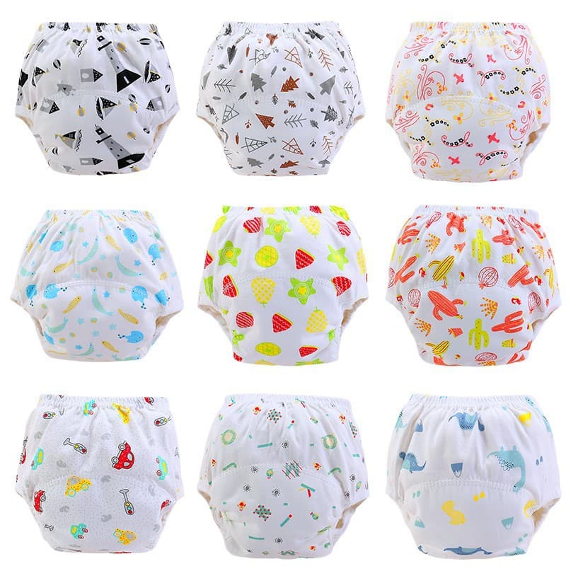 Newborn learning pants, baby diaper pants, waterproof printed training pants for boys and girls, baby diaper pants, diaper pants