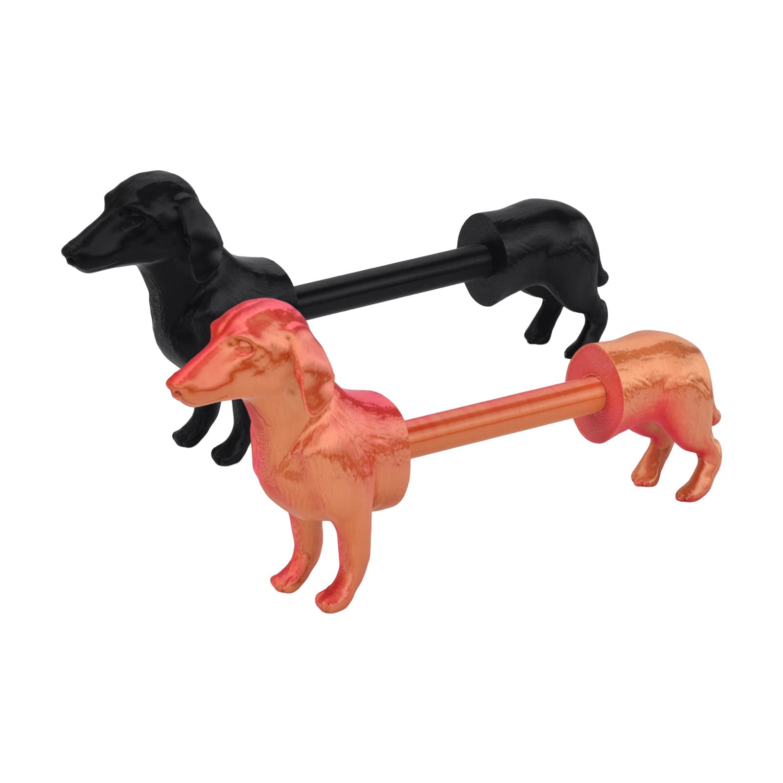 Temu Cross-Border Hot-Selling 3D Printing Filament PLA Toy Dragon Form Dog Form Toilet Paper Holder 3D Printing
