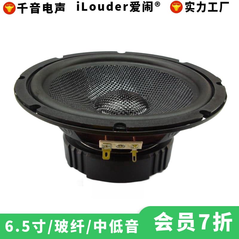Multiple Bookshelf Speakers Car Audio Modification Mid-Bass Full-Range Speaker 6.5 Inch Car Horn